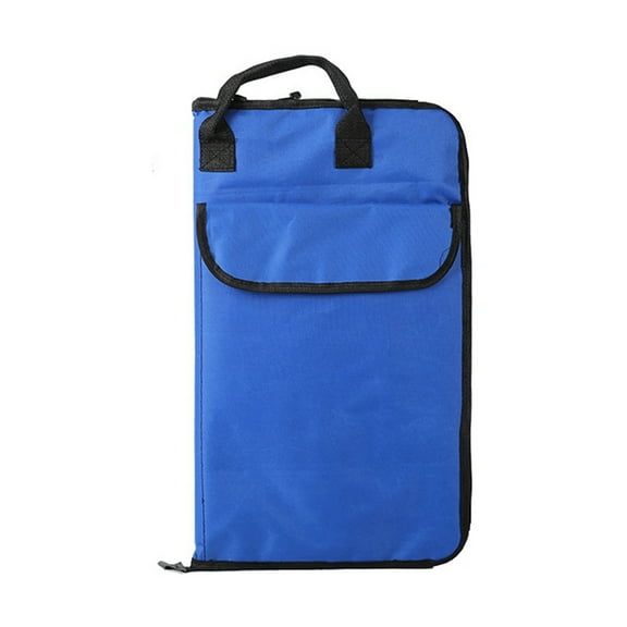 Drum Stick Gig Bag Cloth Drumsticks with Handy Strap Percussion Instruments Parts Accessories Blue Luxury Model