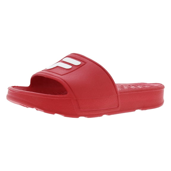 Fila Sleek Slide BX GS Boys Shoes Size 11, Color: Fila Red/White/Fila Red