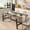 Rustic Pear, variant on Industrial Dining Table for 6-8 People, 70.87" Long Wooden Kitchen Table with Sturdy Metal Frame & Black Finish, Seats 6 Rectangular Counter for Dinner, Kitchen, Dining Room - Black