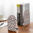 thumbnail image 5 of Lsque Daisies Flowers Printed Wood Bookends,Non-Skid Bookend for Shelves,Heavy Duty Support Bookends,Non-Slip Foam Pads for Office, Home, and Library,1 Pair, 5 of 8