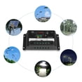 thumbnail image 2 of 30A 12V 24V Black Safety Solar Controller Automatic Solar Charge Regulator Battery Cells Charger With Indicator Light ,Safe to Use, 2 of 7