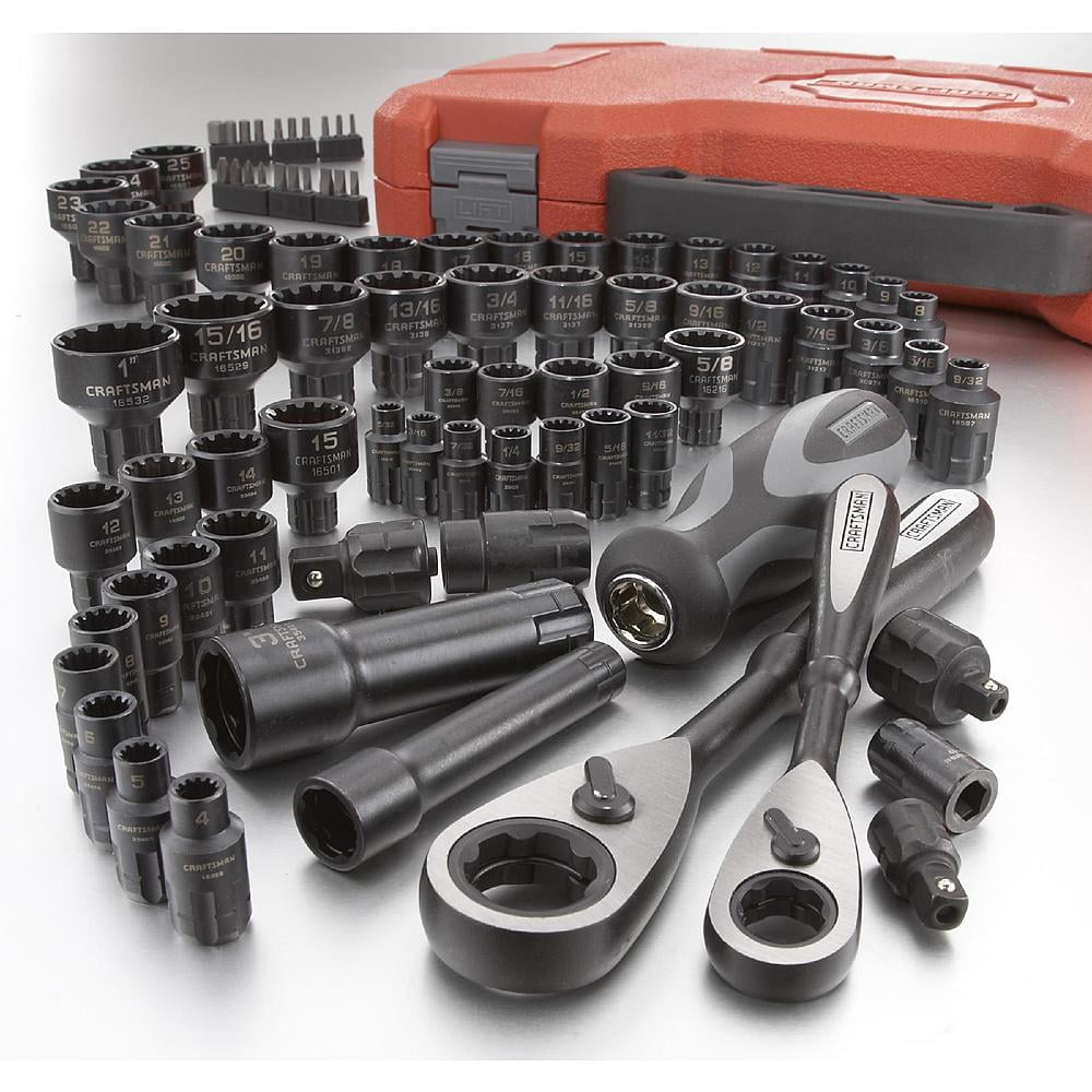 NEW Craftsman 85 Piece Universal Max Axess Tool Set W/ Case Mechanic Metric 