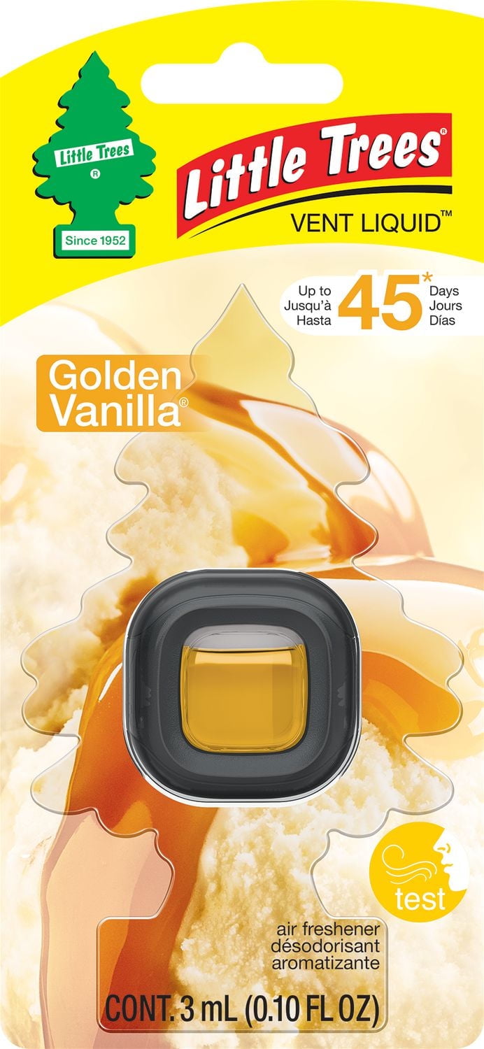 LITTLE TREES air freshener Vent Liquid Golden Vanilla