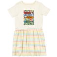thumbnail image 3 of Inktastic Colorful Sardines Art Girls Toddler Dress, 3 of 5