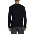 thumbnail image 2 of Gildan Mens Softstyle Long Sleeve T-Shirt, 2XL, Military Green, 2 of 3
