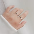 thumbnail image 2 of TIERPOP 1 Pair Sun Moon Couple Matching Rings Non-fading Open Adjustable for Women Men, 2 of 13