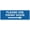 Blue, variant on Signs ByLITA Basic Please Use Front Door Right Sign - Laser-Engraved Lettering | Durable ABS Plastic | Vibrant Colors | Powerful Foam Tape (Brushed Gold) - Small