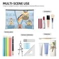 thumbnail image 5 of Vsdgher Giraffe Come Out From Zipper DuPont paper portable toiletry bag for Women&Men Camping Outdoor Tent Home Office,Hanging Hook, Water-resistant Makeup Cosmetic Bag, 5 of 8