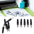 thumbnail image 1 of Cuchilla Plotter, Cuchilla de Cubo de Vinilo Acero de Acero Alta Dureza 60 10pcs Pequeño Con Caja de Almacenamiento para el Sello, 1 of 7