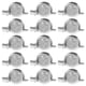 thumbnail image 1 of 40 unids PIN Backs Blanco Broche Pin Backs Backs Brooches Ropa Broches Accesorios, 1 of 5