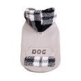 thumbnail image 4 of Dog Hoodie Dog Winter Clothes for Small Dogs Boy Girl Pet Hoodies for Dogs Cold Weather Coats Fall Puppy Sweatshirt Chihuahua Yorkie Cat Gray XS, 4 of 8