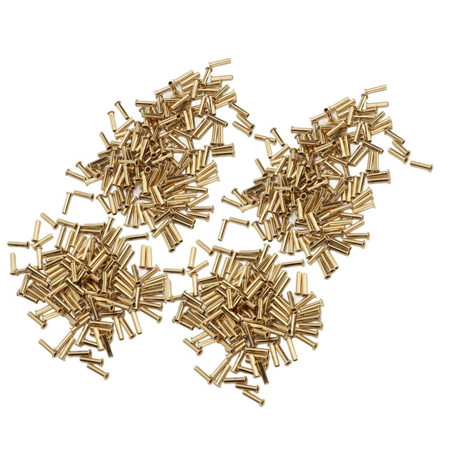 Hollow Rivet, Excellent Elasticity Brass Decorative Decorative Rivets For Clothing For Bag Accessories 1.7x3.5x2.8mm,2.5x11x3.8mm