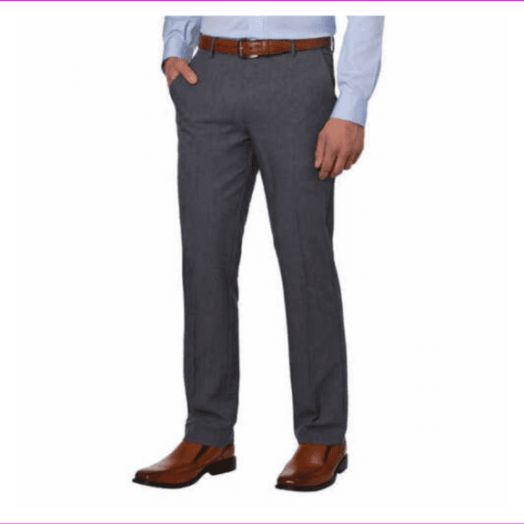 Greg Norman Men's Wrinkle Resistant ML75 Luxury Microfiber Ultimate Travel Pant 36x34/Grey