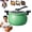 Green, variant on Micro Pressure Cooker Pot, Multifunctional Large Capacity Non-Stick Pressure Cooker, Low Pressures Pot, Anti-Scalding Handle Fast Cooking Pots for All Stovetops (Orange)