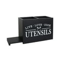 Arikago Kitchen Utensil Holder with Removable Bottom Large 2