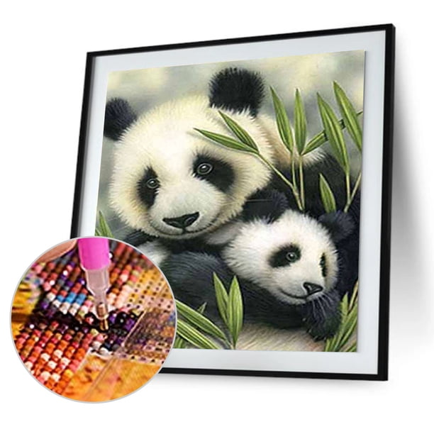 Cuadros Decorativos 5D diamante Panda amor pintura DIY punto de cruz costura artesanía decoración del hogar JShteea Nuevos Originales