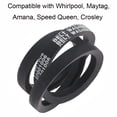 thumbnail image 4 of 27001006 Washer Drive Belt, fit for Whirlpool & Maytag, Replaces 27001006, AP6007462, 2200063, 38174, 40053601, 40053606, PS11740577, WP27001006VP, Black, 4 of 6