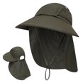thumbnail image 1 of Sombrero para el sol Protección UV Tapa de verano Ala ancha para acampar Pesca Senderismo Safari Mon Abanopi Sombrero, 1 of 7