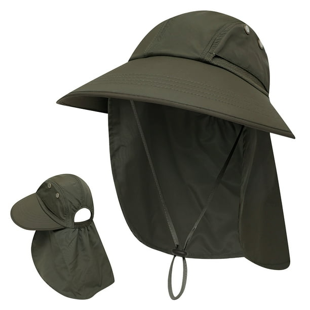 Sombrero para el sol Protección UV Gorra de verano Ala ancha para acampar