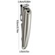 thumbnail image 2 of Rotating Nail Clippers Large Aluminum Alloy Nail Clipper Multi Angle Large Opening Nail Clipper, 2 of 2