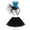 B-Blue, variant on EnJoCho Kids Sets New Year Accessories Sequin Headbands Headbands Holiday Celebration Headbands And Skirts Two Piece Set