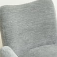 thumbnail image 2 of Noble House Gabryle 360° Swivel Accent Chair, Luxurious Chenille Upholstered Barrel Chair, Living Room, Dark Gray, 2 of 7