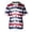 02-Deep Red, variant on 4th of July Scrub Top for Men 250th Anniversary USA – Patriotic, 3 Pockets, Tailored Fit, Modern V-Neck, 4-Way Stretch, Moisture-Wicking 03-Blue 3XL