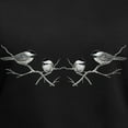 thumbnail image 3 of CafePress - Chickadee Song Bird T Shirt - Women's V-Neck Dark T-Shirt, 3 of 4