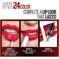 thumbnail image 5 of Maybelline SuperStay 24 2-Step Liquid Lipstick Makeup, Frosted Mauve, 1 kit, 5 of 8