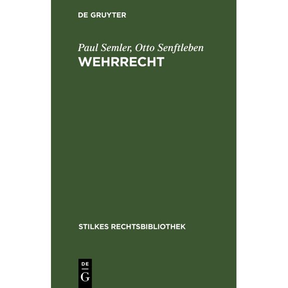Stilkes Rechtsbibliothek Wehrrecht: Wehrgesetz Vom 21. Mai 1935, Book 141, (Hardcover)