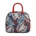 thumbnail image 2 of Botanical Floral Insulated Lunch Tote – Reusable Thermal Cooler Bag with Exotic Tropical Design for Work, School, and Travel, 2 of 7