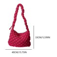 thumbnail image 2 of Bolso de mano acolchado Bolso de moda acolchado de algodón Bolso bandolera grande para mujer, 2 of 9