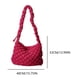 thumbnail image 2 of Bolso de mano acolchado Bolso de moda acolchado de algodón Bolso bandolera grande para mujer, 2 of 9
