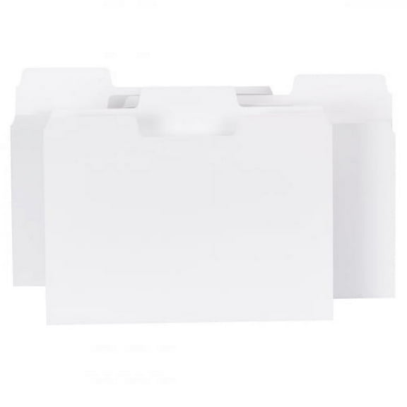 Smead SuperTab File Folder Oversized 1/3-Cut Tab, Letter Size, White, 100 per Box (11980)