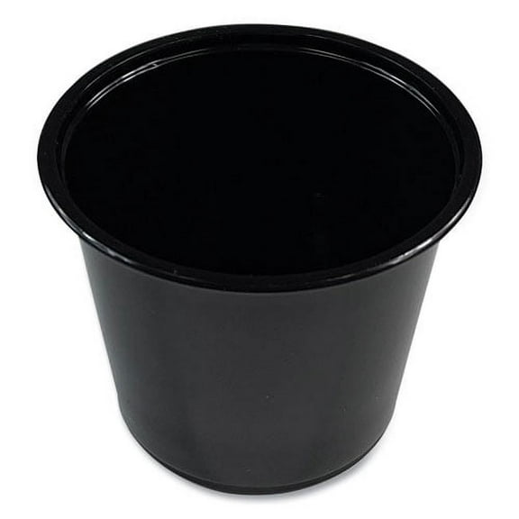 Souffle/Portion Cups, 5.5 oz Polypropylene, Black, 2,500/Carton | Bundle of 2 Cartons
