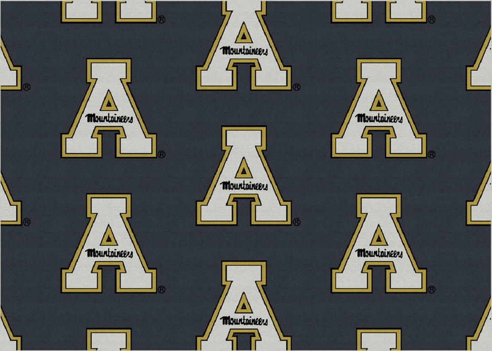 Milliken Ncaa College Repeat Area Rug Appalachian State Mountaineers