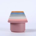 thumbnail image 1 of Stacking Puzzle Silicone Toys Interactive Children's Educational Toys 0-3 Years Holiday Gift, 1 of 6