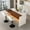 White+Beige, variant on 63" Large Imitation Marble Dining Table with 4 Beige Bar Stools, Island Table with LED Lights, Mordern Marble Stripes Kitchen Dining Table for Dining Room, Home, Office, Living Room, White