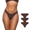 thumbnail image 1 of Bombachas Tanga INLYRIC Inbarely Soft Cintura en V Paquete de 3 Talla M, 1 of 7
