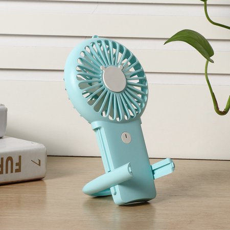 

Cooling Fan USB Charging Light Weight Mini Fan For Outdoor Travel Blue