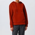 thumbnail image 1 of IMENGL Hoodies trendy knit drawstring pullover, Red 2XL, Size M-3XL, 1 of 7