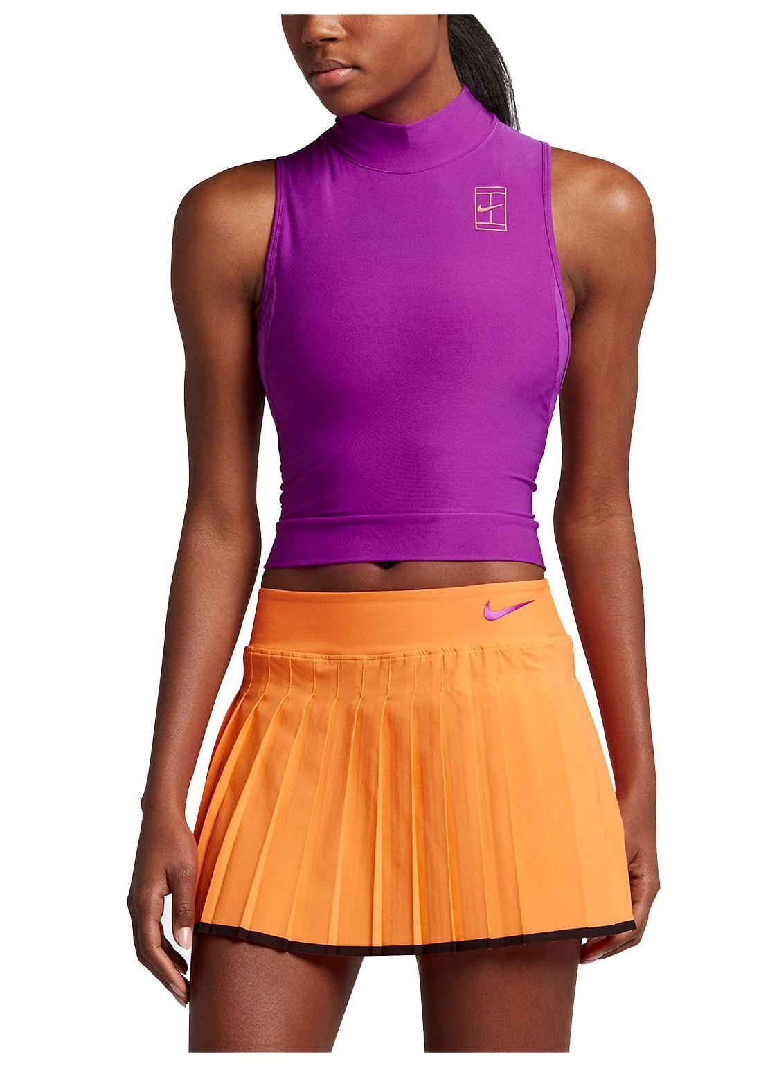 nike mesh crop tank