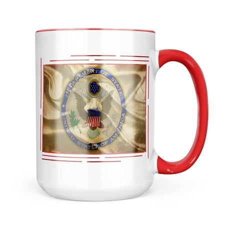 

Neonblond Department of State United States Flag Mug gift for Coffee Tea lovers