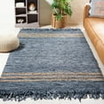 thumbnail image 2 of SAFAVIEH Vintage Leather Alexander Striped Area Rug, Grey/Beige, 4' x 6', 2 of 8