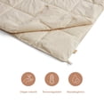 thumbnail image 4 of Relleno de Duvet Luuna Origins, Lana Australiana y Algodón Origen Natural, Hipoalergénico, Termorregulador, Individual beige Individual, 4 of 8