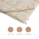 thumbnail image 4 of Relleno de Duvet Luuna Origins, Lana Australiana y Algodón Origen Natural, Hipoalergénico, Termorregulador, Individual beige Individual, 4 of 8