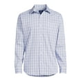 thumbnail image 4 of George Men's Classic Plaid Dress Shirt with Long Sleeves, Sizes S-3XL, 4 of 5