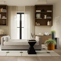 White area rug, Hand tuffled carpet 12x12 Tiles design rugs, Geometric wool carpet