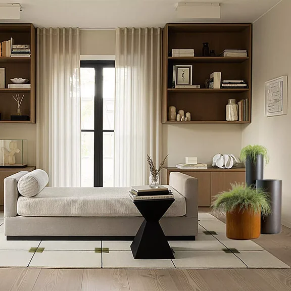 White area rug, Hand tuffled carpet 12x12 Tiles design rugs, Geometric wool carpet