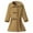 Brown, variant on Mercatoo Toddler Girls Classic Winter Wool Blend 𝐏𝐞𝐚 Coats Kid’Double Button Warm Trench Dress Jackets with Pockets&Belt